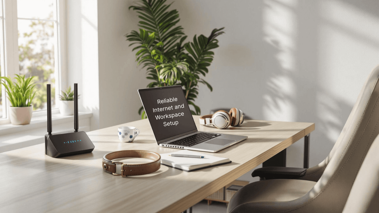 Reliable Internet and Workspace Setup